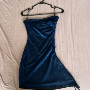 Princess Polly Sparkly Blue Mini Dress